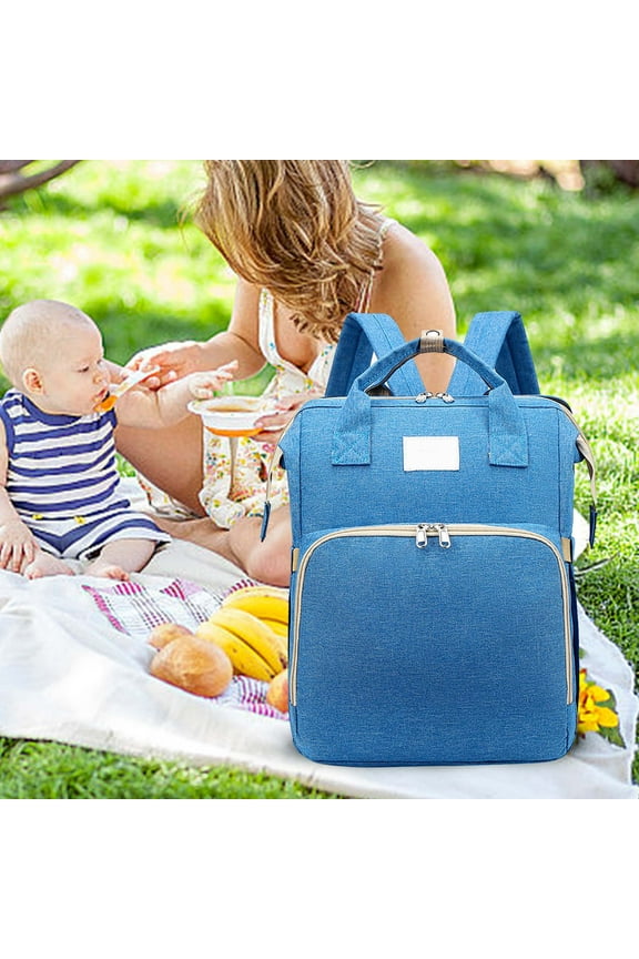 Outdoor Use Portable Folding Bed Mother And Baby Backpack Lightweight Large Capacity Multifunctional Backpack