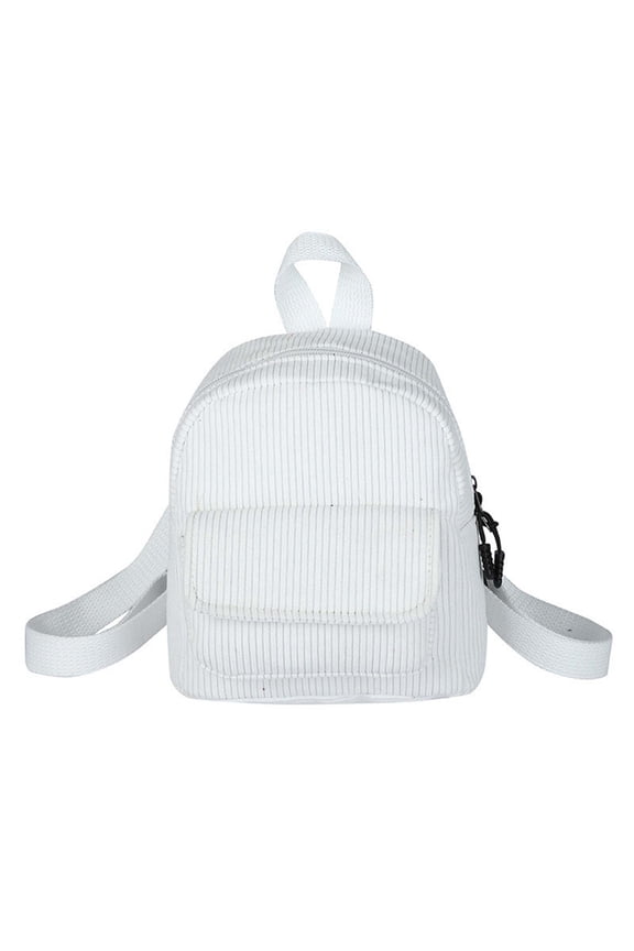 Personalized Backpack Corduroy Hand Embroidered Rope Embroidered Crochet Bag Backpack for Daily Use Cotton