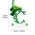 thumbnail image 1 of weibbin Personalized DIY Christmas Initial with Hat 26 Letters Ornaments - Christmas Tree Hanging Decor, 26 Letters Christmas Tree Decoration Pendant, 1 of 9