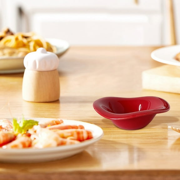 weibbin Porcelain Small Bowls, Ceramic Bowl for Dessert, Ice Cream, Snack, Dipping, Side Dishes, Microwave & Dishwasher Safe