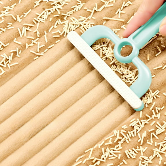 weibbin Portable Pet Hair Remover for Couch, Dog Hair Scraper Carpet Scraper | Pet Hair Remover for Furniture and Rug, Cat Hair Remover for Couch, Lint Cleaner