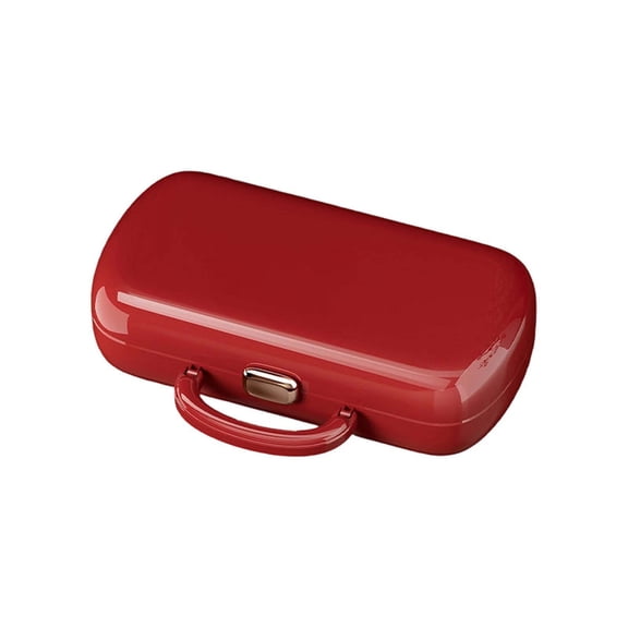 weibbin Portable Sewing Kit with Handle, 21pcs, Two-Layer Household Mending Box with Threads and Needles