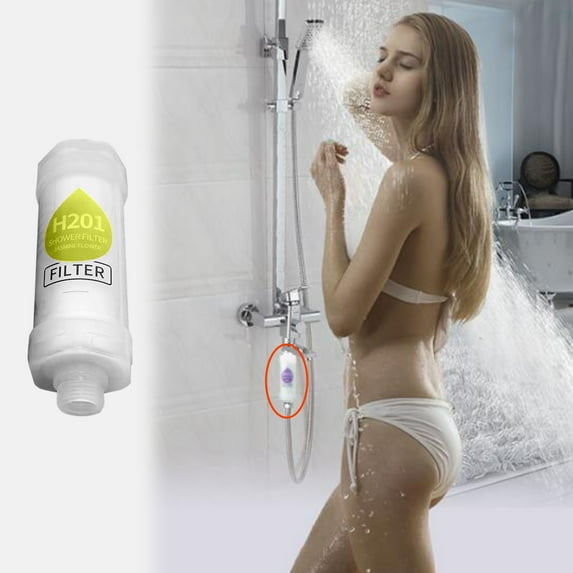 weibbin Shower Filter - Bathing Water Descaling and Water Purification - Perfume Content Can Be VC Filtration Equipment - Universal