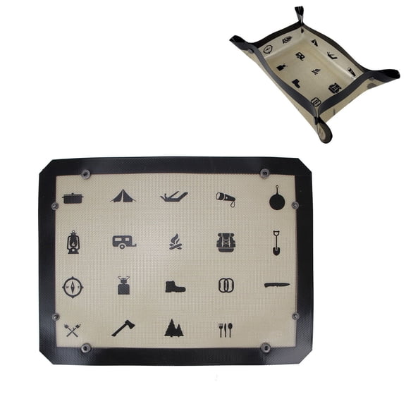 weibbin Silicone Heat Mat Non-stick Oven Mat Table Mat Tray Mat Outdoor Stove Fireproof Mat