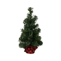 weibbin Small Tabletop Christmas Tree No LED Warm Lights, Table Top Christmas Decorations Pre-lit Artificial Xmas Tree, Green Mini Tree for Christmas Decorations Indoor Xmas Party Decor 24"/2FT