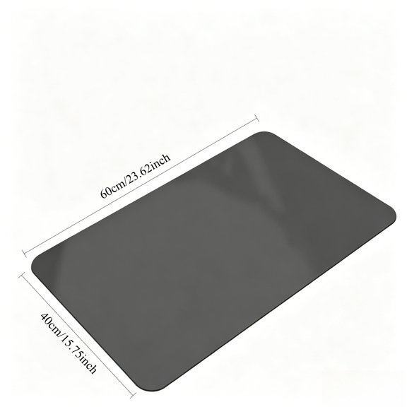 weibbin Super Absorbent Diatomaceous Earth Bath Mat, Non-Slip Fast Dry Floor Mat with Rubber Backing, Thin Washable Bathroom Rug for Shower, Bathtub, Entrance, Hallway, Indoor Home Decor