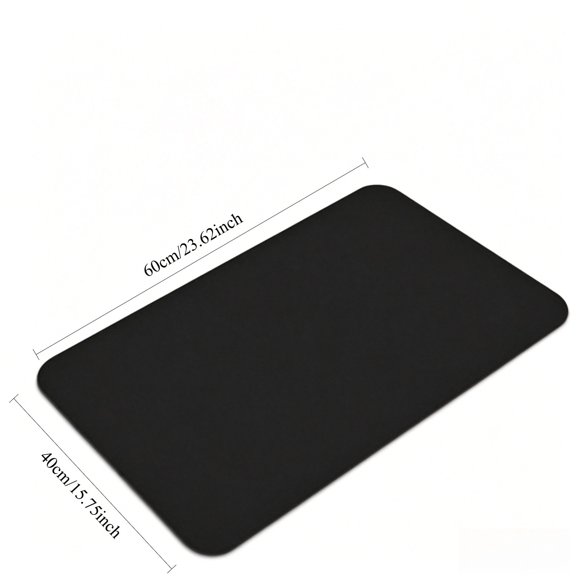 weibbin Super Absorbent Diatomaceous Earth Bath Mat, Non-Slip Fast Dry Floor Mat with Rubber Backing, Thin Washable Bathroom Rug for Shower, Bathtub, Entrance, Hallway, Indoor Home Decor
