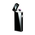 thumbnail image 1 of weibbin Windproof Lighter - Ciggy Lighter Plasma Windproof Double Arcs USB Charging Lighter Portable For Candles Cigarettes Outdoor Lighter High-end For Man Gift Valentine's Day Gift for Father's Day, 1 of 6