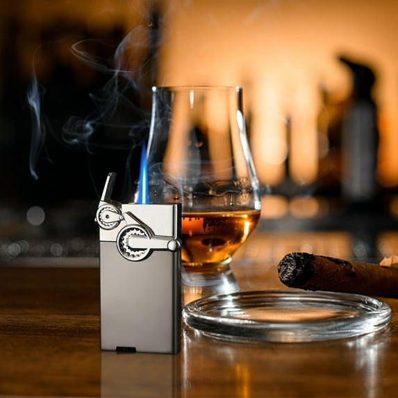 weibbin Windproof Lighters Outdoor Lighters - Multipurpose Lighter With Flame- You Can To Meet All Your Need-Butane Gas Not Included Gift for Father's Day