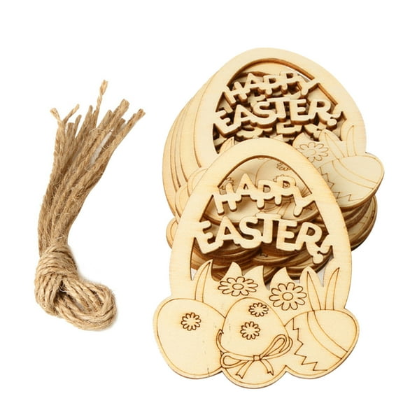 weibbin Wooden Easter Bunny Hanging Pendant Gift Wall Decorations Rabbit Easter Table Decorations Hanging Easter Honeycomb Centerpieces Easter Party Decorations