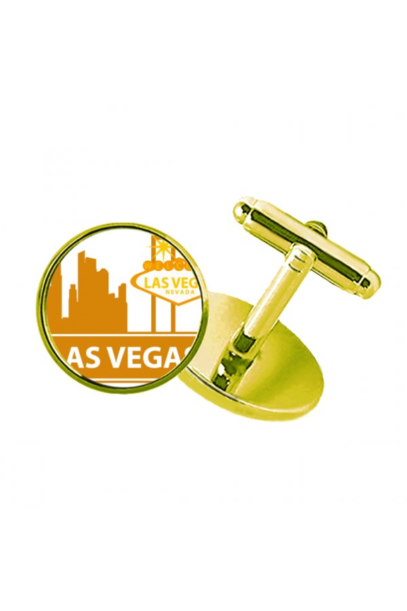 welcome to las vegas nevada amestudded business metal cufflinks en