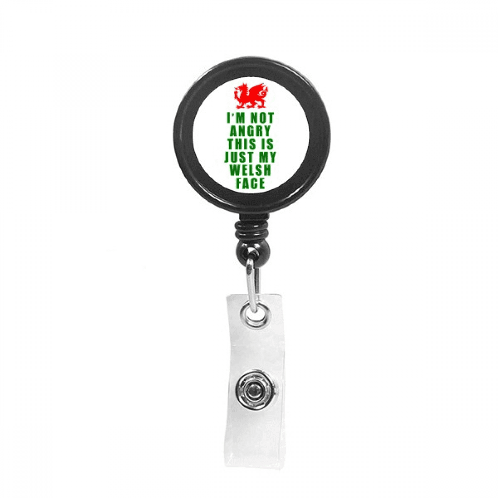 welsh femotional culture Retractable Keychain Badge Holder ID Badge