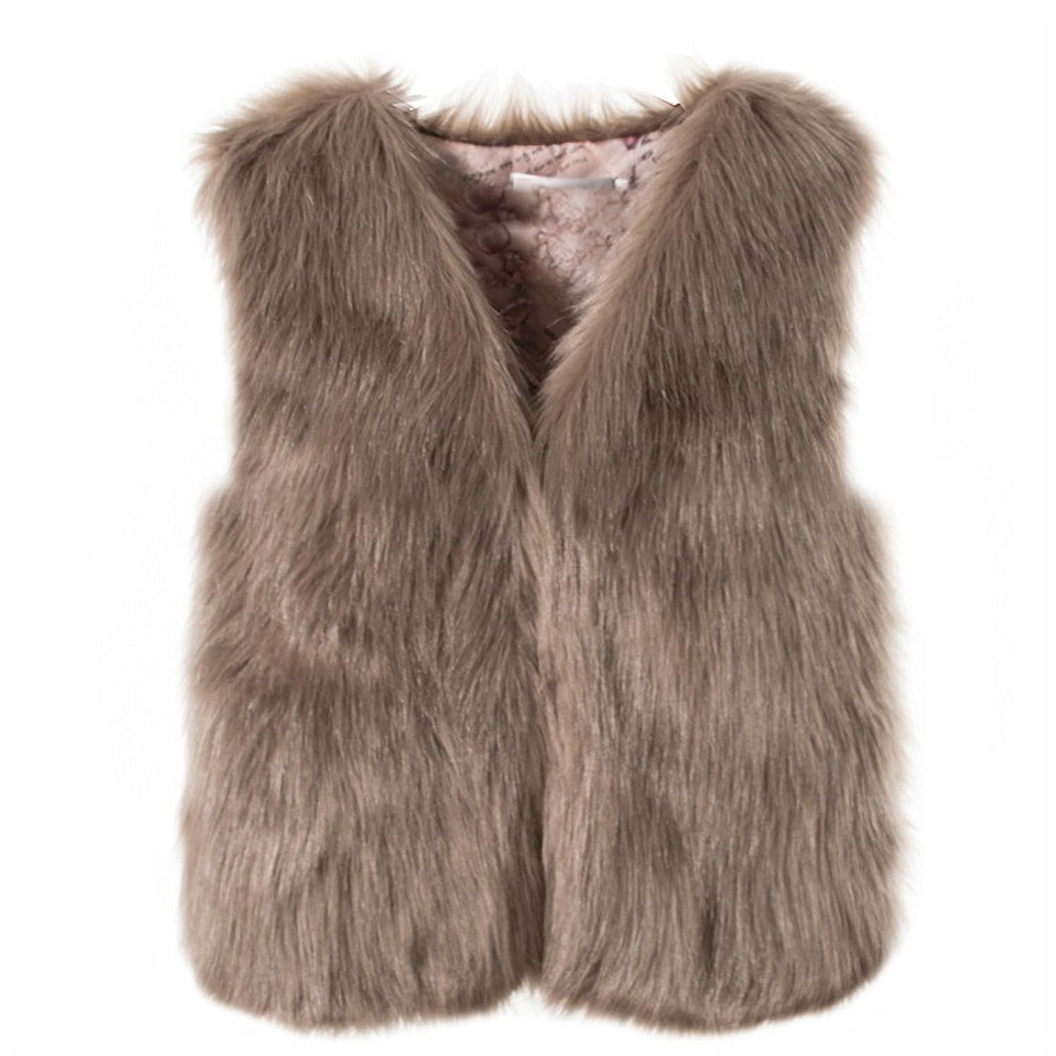 Sleeveless Fur Waistcoat