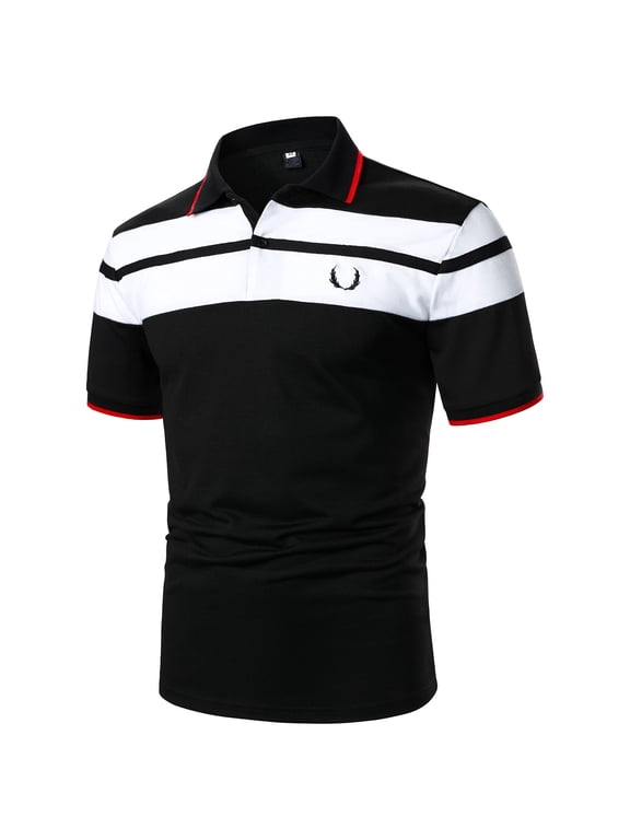 polo shirts for men Men'S Regular Fit Shirt Preppy Clothes Shirts For Men Work Shirts For Men Shirts For Men Mens Polo Shirts Gray XL