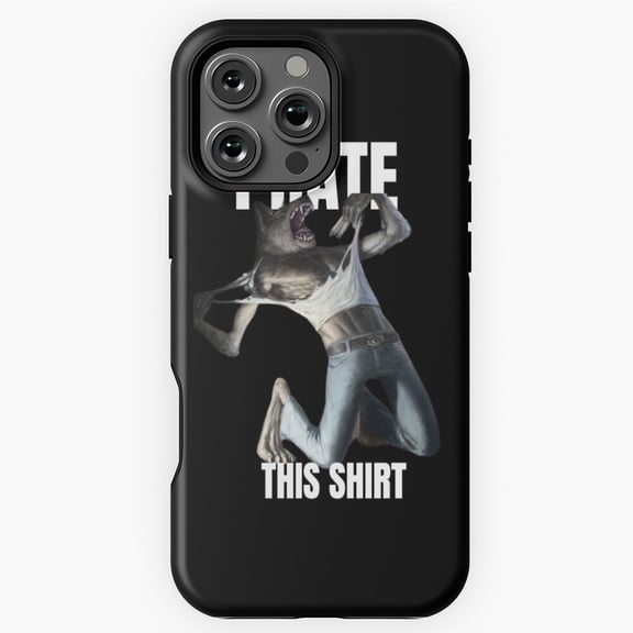 werewolf ripping shirt meme Phone Case for iPhone 16 15 14 13 12 11 Pro Max M5910318