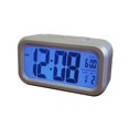 thumbnail image 1 of westclox 70045 smart backlight alarm clock, silver,, 1 of 5