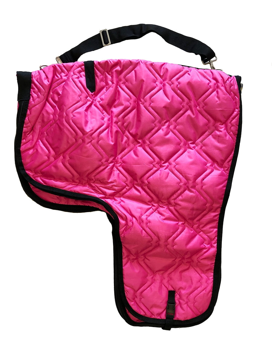 western horse saddle carrier padded hot pink