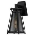 thumbnail image 1 of westinghouse lighting 6347500 beatrix one-light outdoor wall fixture, matte brushed gun metal finish with clear glass and black mesh, 1 of 2