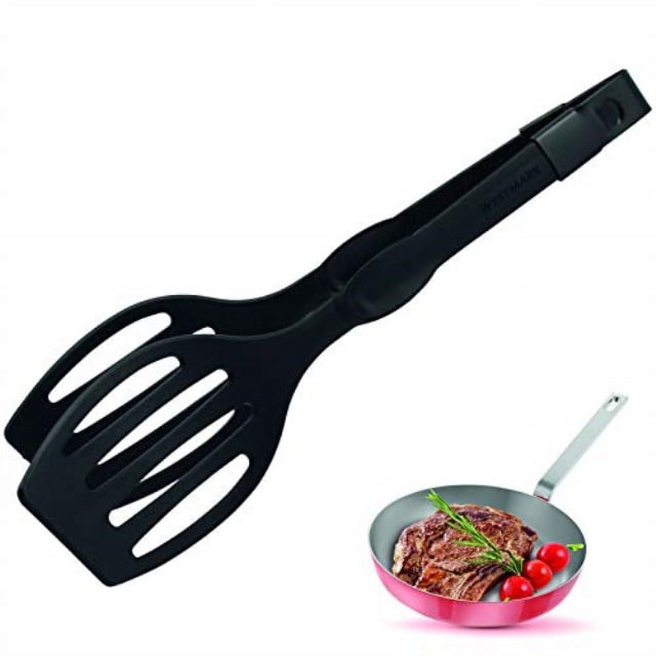 westmark 21002260 double spatula, 11.4 x 0.8 x 2.8 inches, black