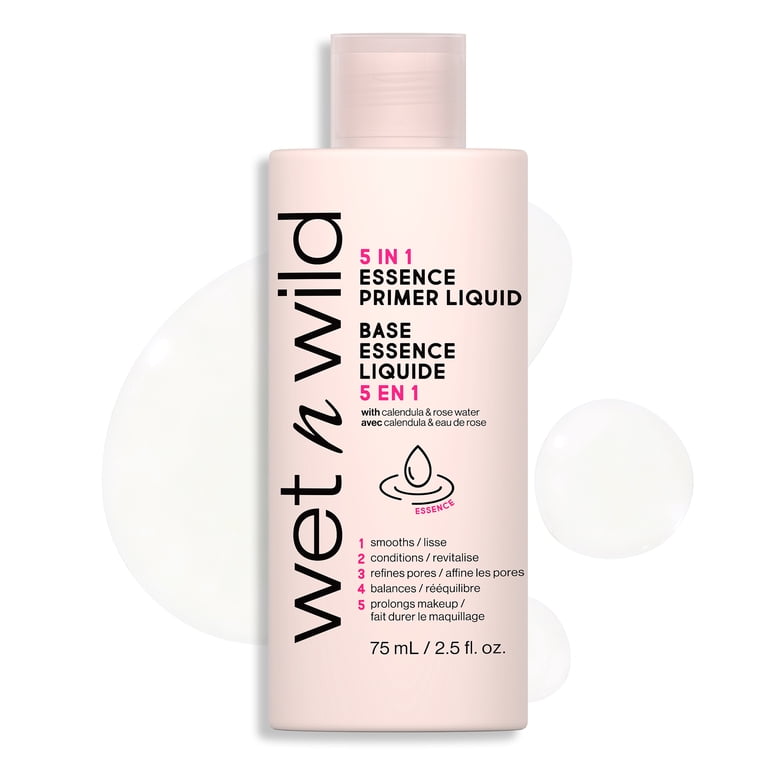 wet n wild, 5 in 1 Essence Primer Liquid, 1115486, Radiant Glow Smooth -  Walmart.com