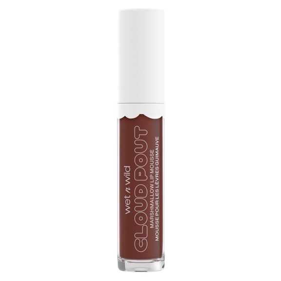 wet n wild Cloud Pout Lightweight Gloss Lipstick with Polybutene, Vitamin E, Love You Smore, Full Size