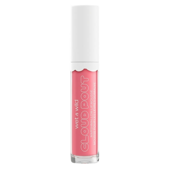 wet n wild Cloud Pout Lightweight Gloss Lipstick with Vitamin E, Pour Some Suga On Me, Full Size