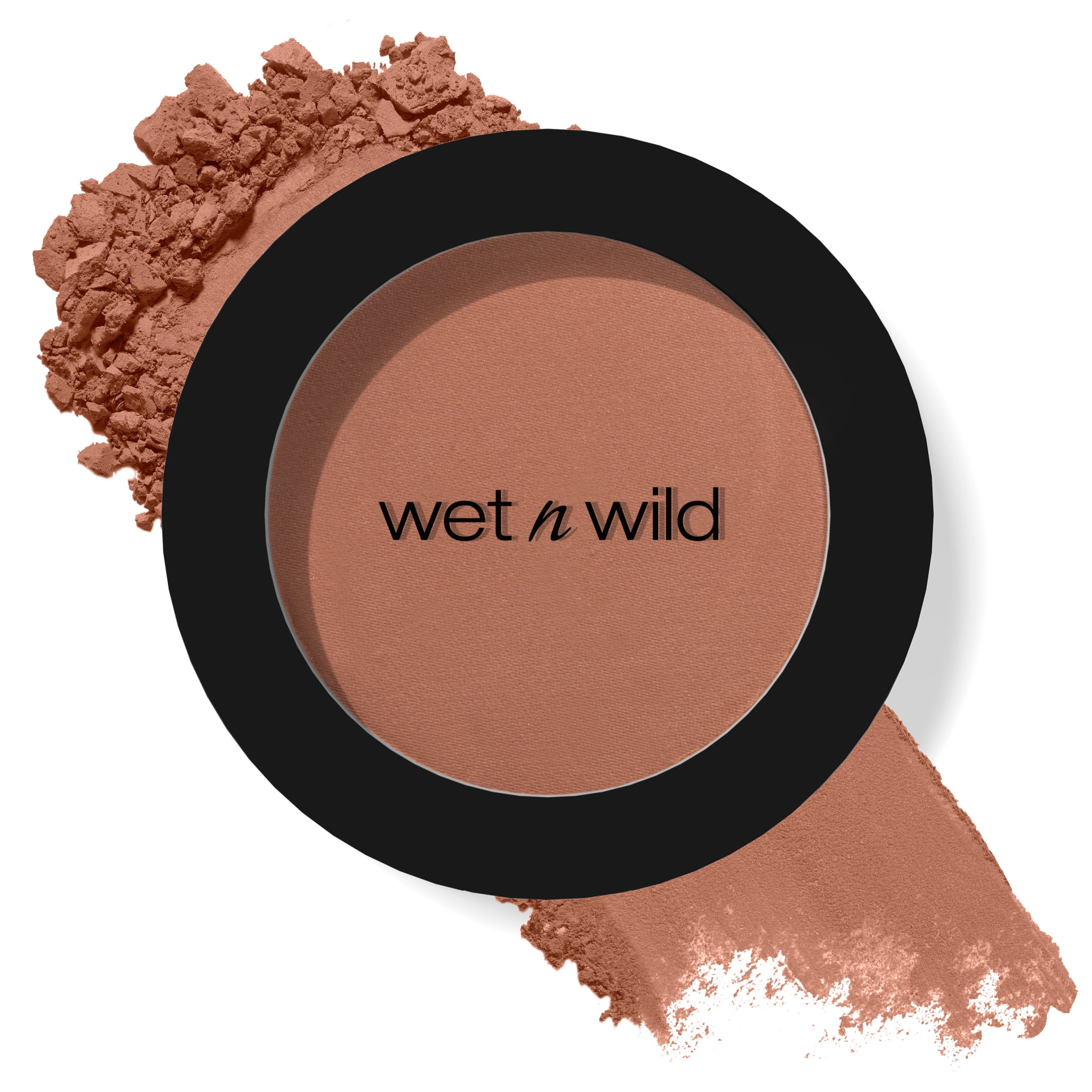 Wet n Wild Color Icon Blush Makeup, Naked Brown, 0.21 oz, Infused with Jojoba Oil, Cruelty-Free