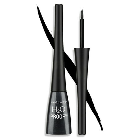 Wet n Wild H2O Proof, Liquid Eyeliner, Black