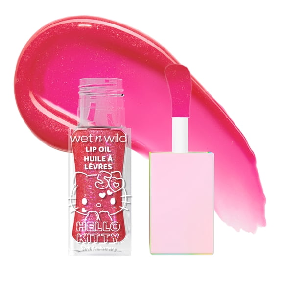 wet n wild Hello Kitty Glitter Lip Oil - Purrfect