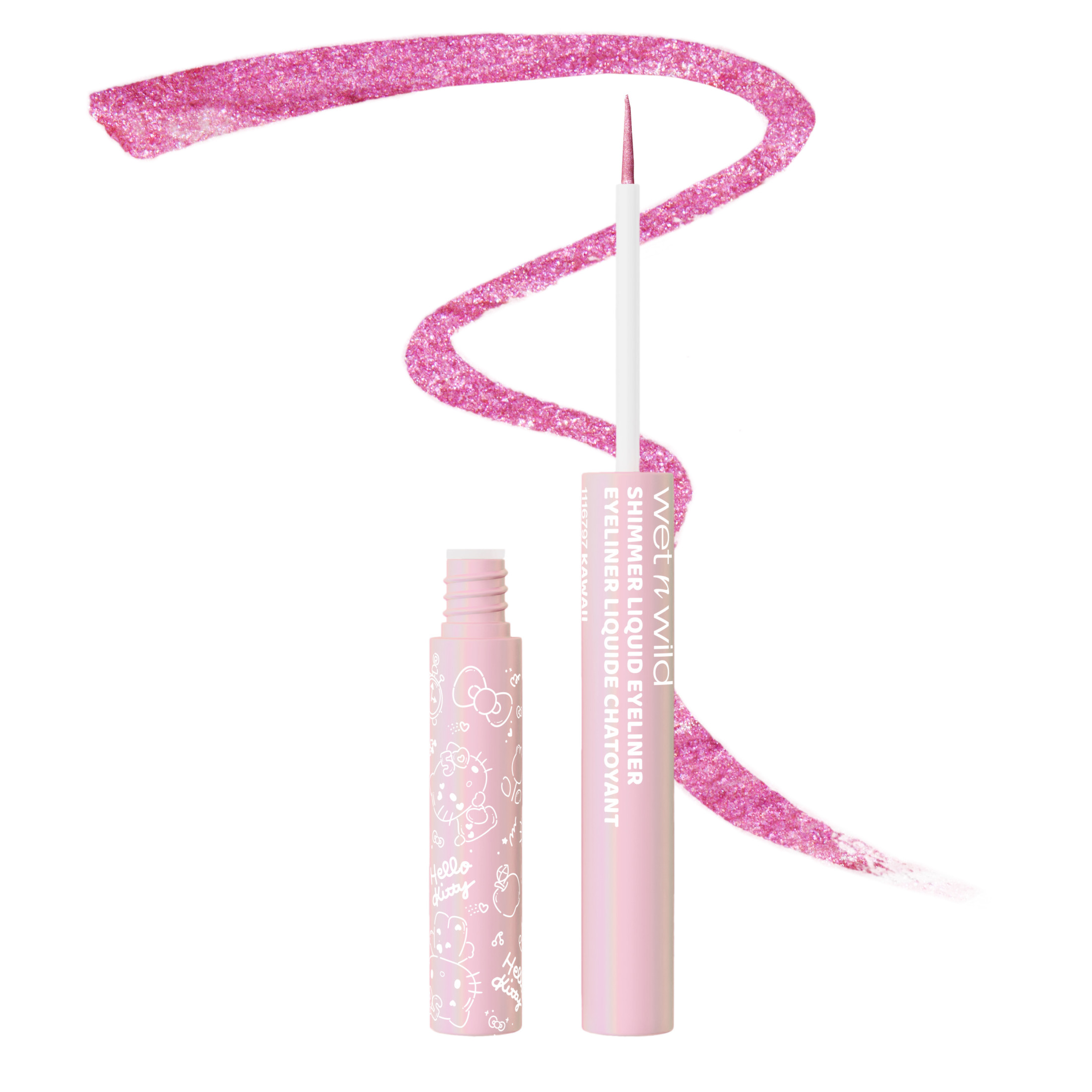 wet n wild Hello Kitty Shimmer Liquid Eyeliner - Kawaii