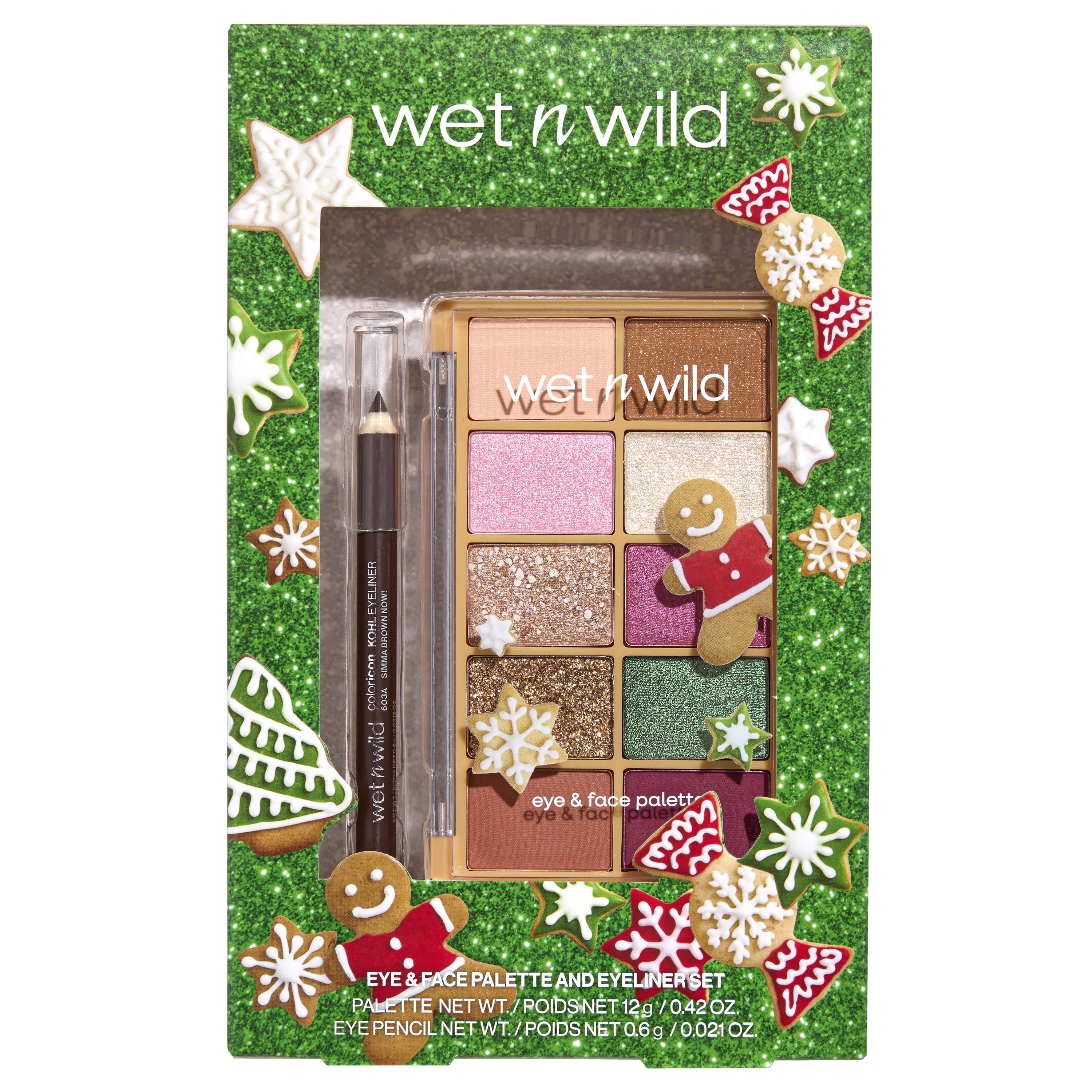 wet n wild Holiday Eye & Face Palette And Eyeliner Set - Walmart.com