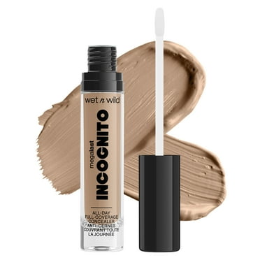 Wet n Wild Mega Last Incognito All-Day Full Coverage Concealer Makeup - Medium Golden