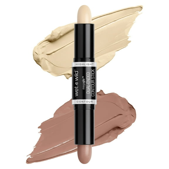 Wet n Wild MegaGlo Dual-Ended Contour Stick, Light Medium, Cruelty-Free