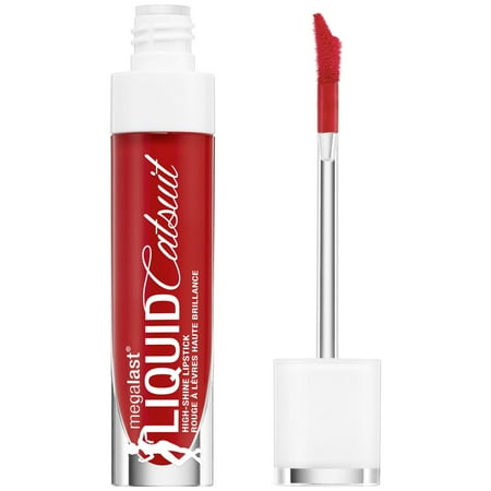 wet n wild MegaLast Liquid Catsuit High-Shine Lipstick, Bad Girl's Club