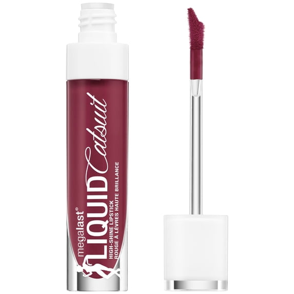 wet n wild MegaLast Liquid Catsuit High-Shine Lipstick, Wine Is The Answer