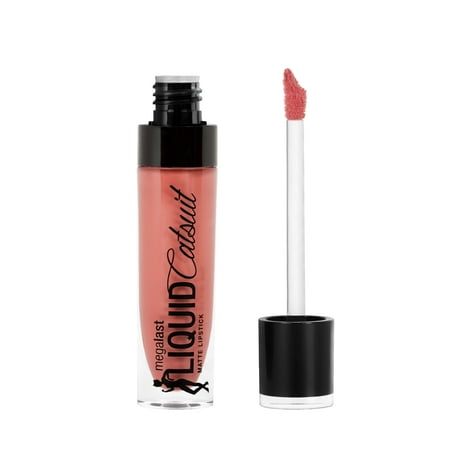 wet n wild MegaLast Liquid Catsuit Matte Lipstick, Nudist Peach