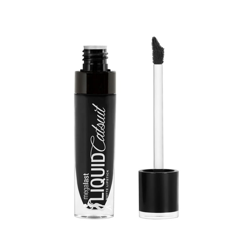 wet n wild MegaLast Liquid Catsuit Matte Lipstick, So Noir Cool