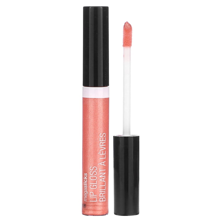 wet n wild MegaSlicks Lip Gloss Cherish, Ultra-Glossy Moisturizing