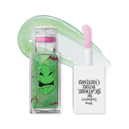 wet n wild Nightmare Before Christmas Color Changing Lip Oil - Truth or Scare (Clear Green)