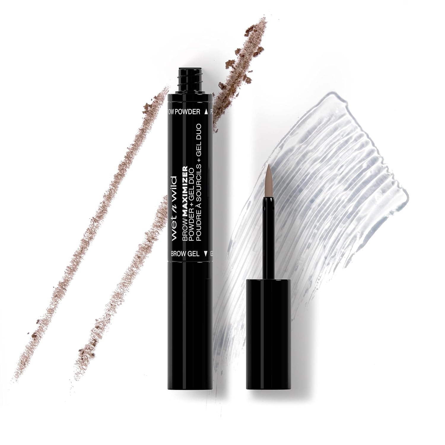 wet n wild Ultimate Brow Brow Maximizer Powder + Gel Duo - Medium Brown