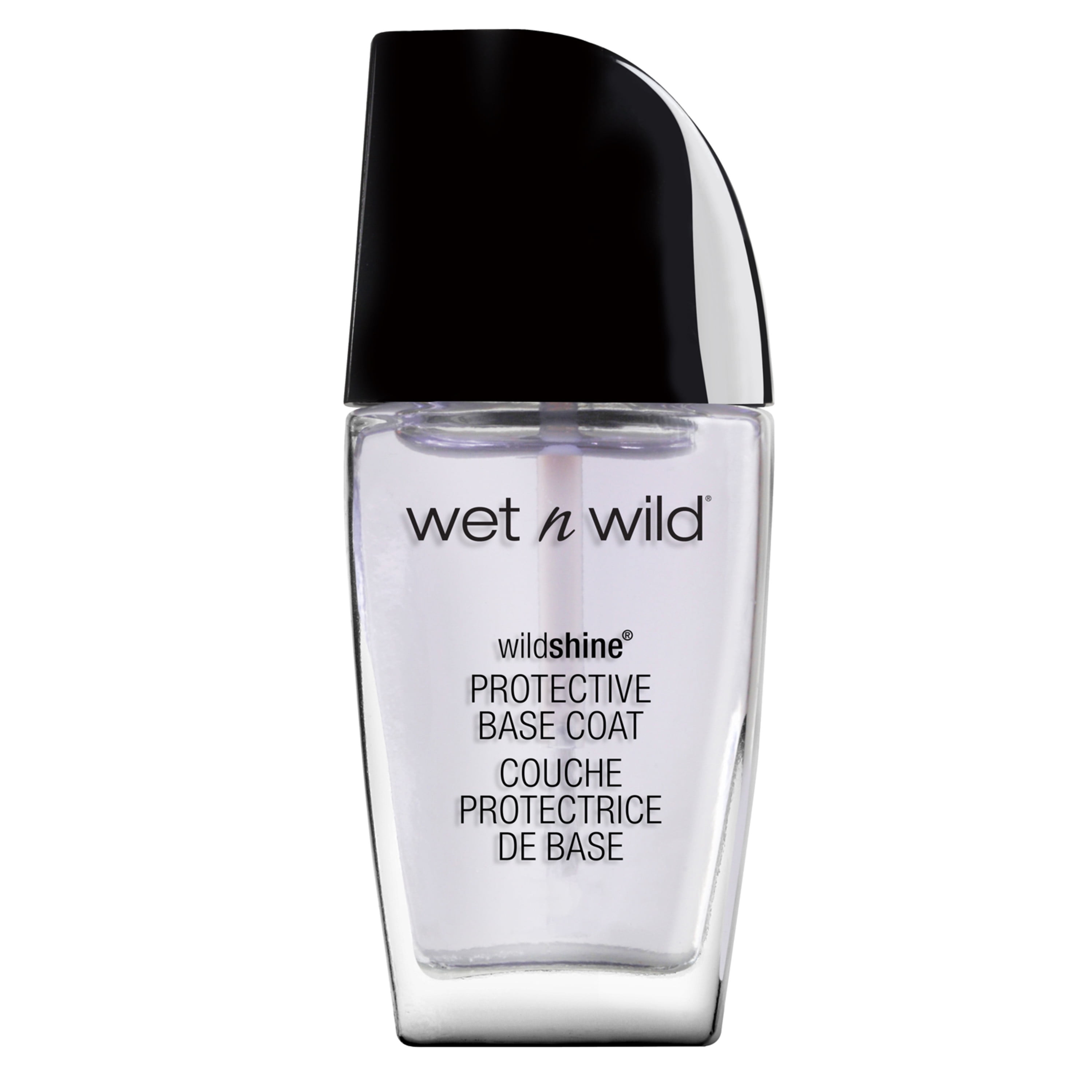 wet n wild Wild Shine Nail Color, Protective Base Coat - Walmart.com