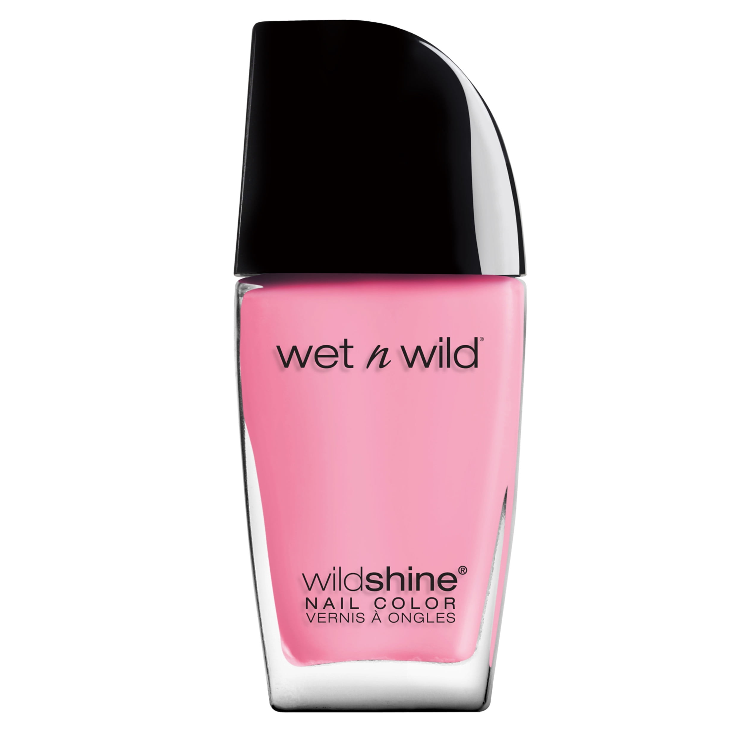 wet n wild, Nail Color, 455B, Tickled Pink, Super-Shiny Finish