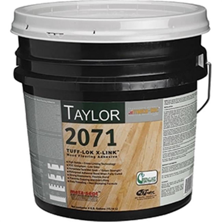 wf taylor 2071-4 4 gal. tuff-lok x-link wood flooring adhesive