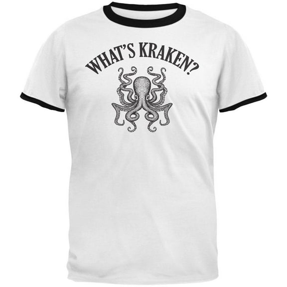 what's kraken? mens ringer t shirt