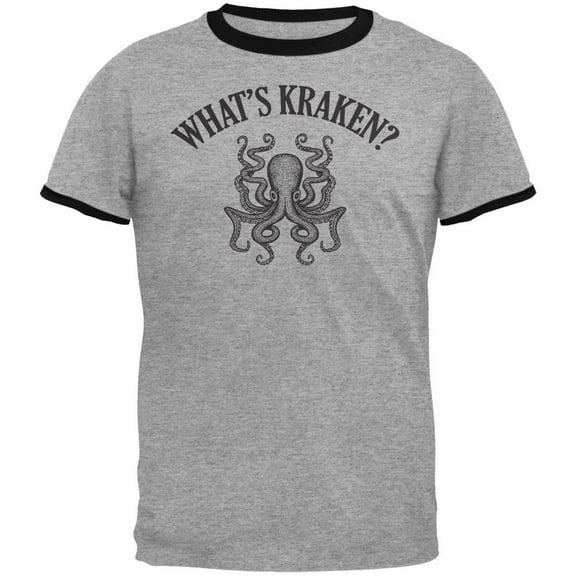 what's kraken? mens ringer t shirt