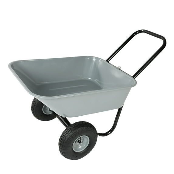 wheel barrow Two wheeled trolley for blue garden 15 inch pneumatic wheel WB189BL