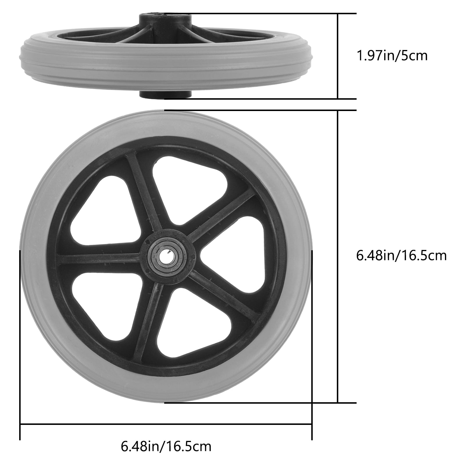 wheelchair wheels replacement 2Pcs Wheelchair Wheels Small Front Wheels