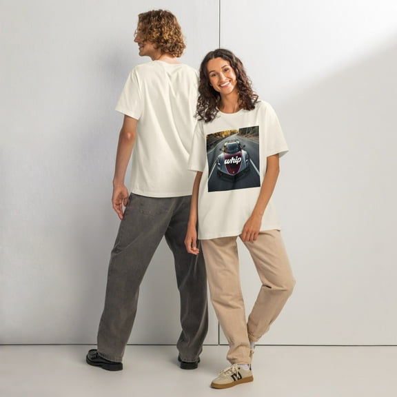 whip t-shirt (Vintage White, L)