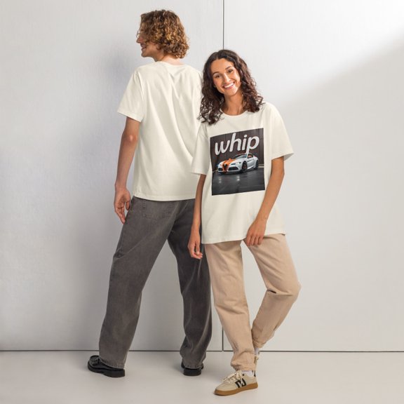 whip t-shirt (Vintage White, M)