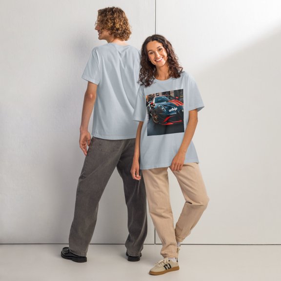 whip tshirt (Light Washed Denim, XL)